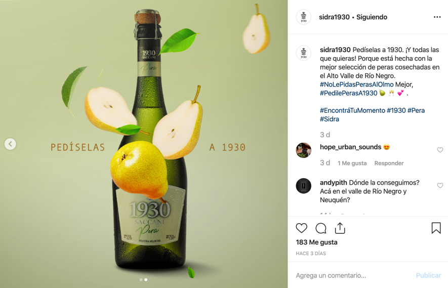 Sidra 1930 (Cider) Social Media Content Sidra 1930 (Cider) Social Media Content